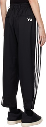 Y-3 Black Refined Wool Track Pants
