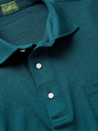 Sid Mashburn - Cotton-Piqué Polo Shirt - Blue