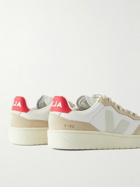 Veja - The Aegean Project V-90 Suede and Leather Sneakers - Neutrals