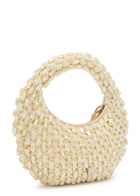 Staud Reef Bead-embellished Crochet top Handle bag - Cream - One Size