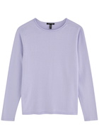Eileen Fisher Cotton-blend Jumper Lilac