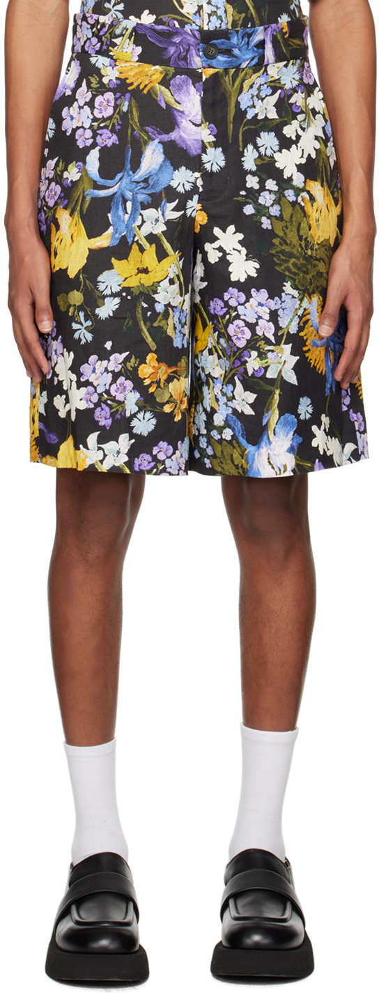Erdem Black Bermuda Shorts