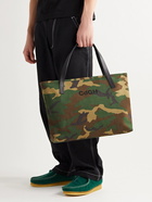 Comme des Garçons HOMME - Nylon-Trimmed Camouflage-Print Cotton-Canvas Tote - Green