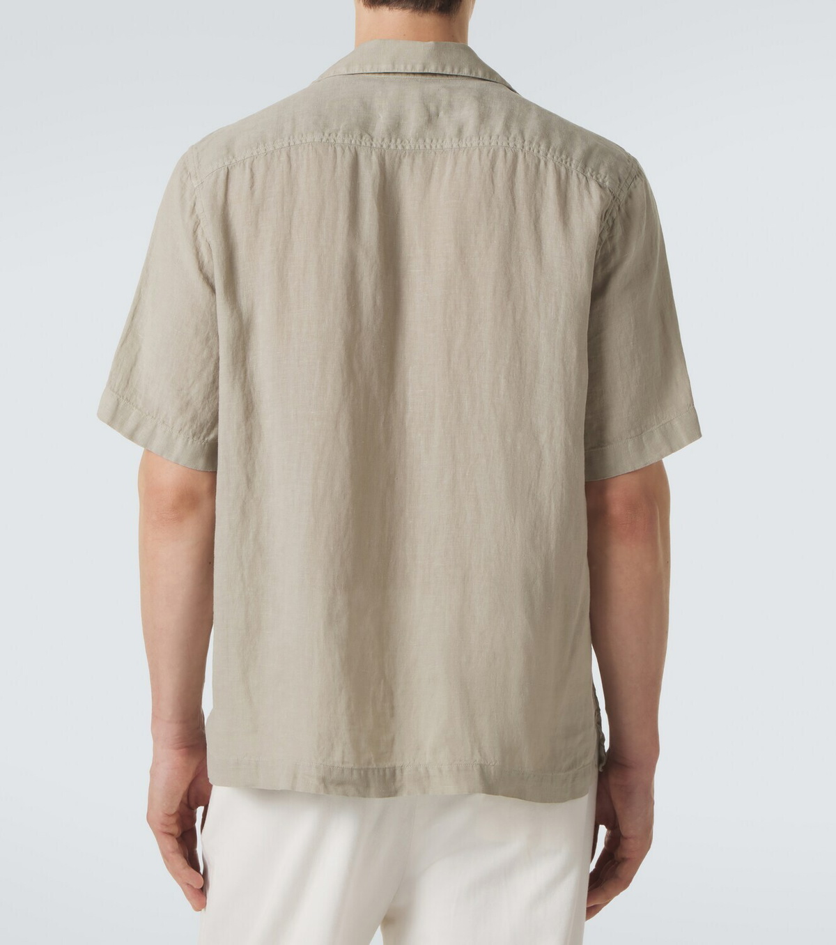 Frescobol Carioca Angelo linen bowling shirt