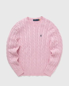 Polo Ralph Lauren Ls Driver Cn Long Sleeve Pullover Pink - Mens - Pullovers