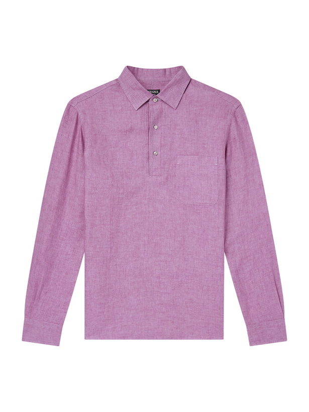 Photo: Zegna - Linen Shirt - Pink