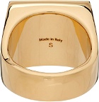 Acne Studios Gold Signet Ring