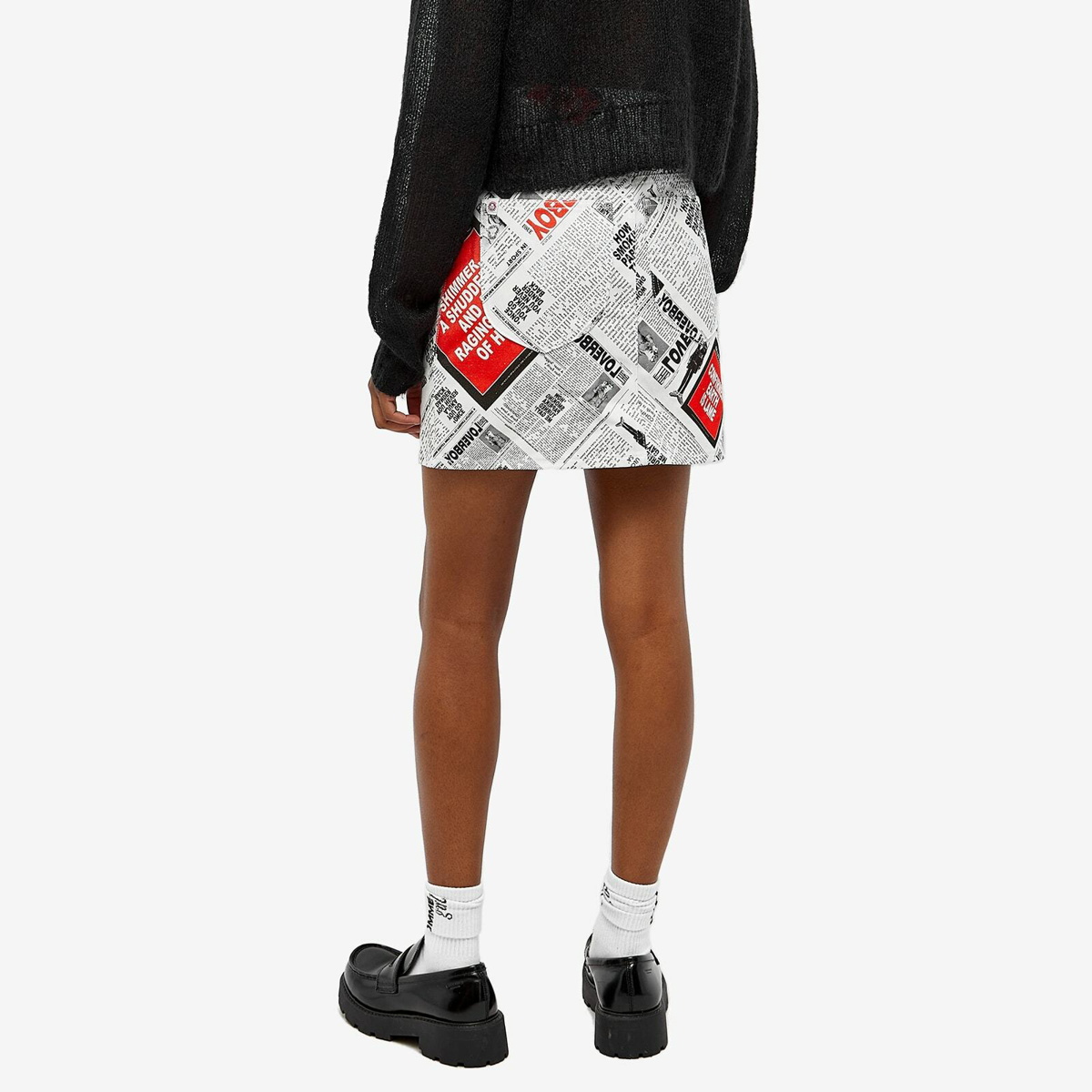 Charles Jeffrey Loverboy Denim Skirt