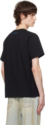 Coperni Black 'Stay Foolish' Printed Boxy T-shirt