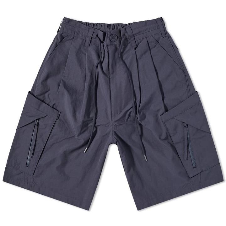 Photo: GOOPiMADE x WildThings D-String Utility Shorts in Deep Well