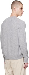 Commission Gray Cutout Sweater
