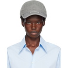 MM6 Maison Margiela Gray Embroidered Logo Cap