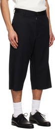MM6 Maison Margiela Black Virgin Wool Shorts