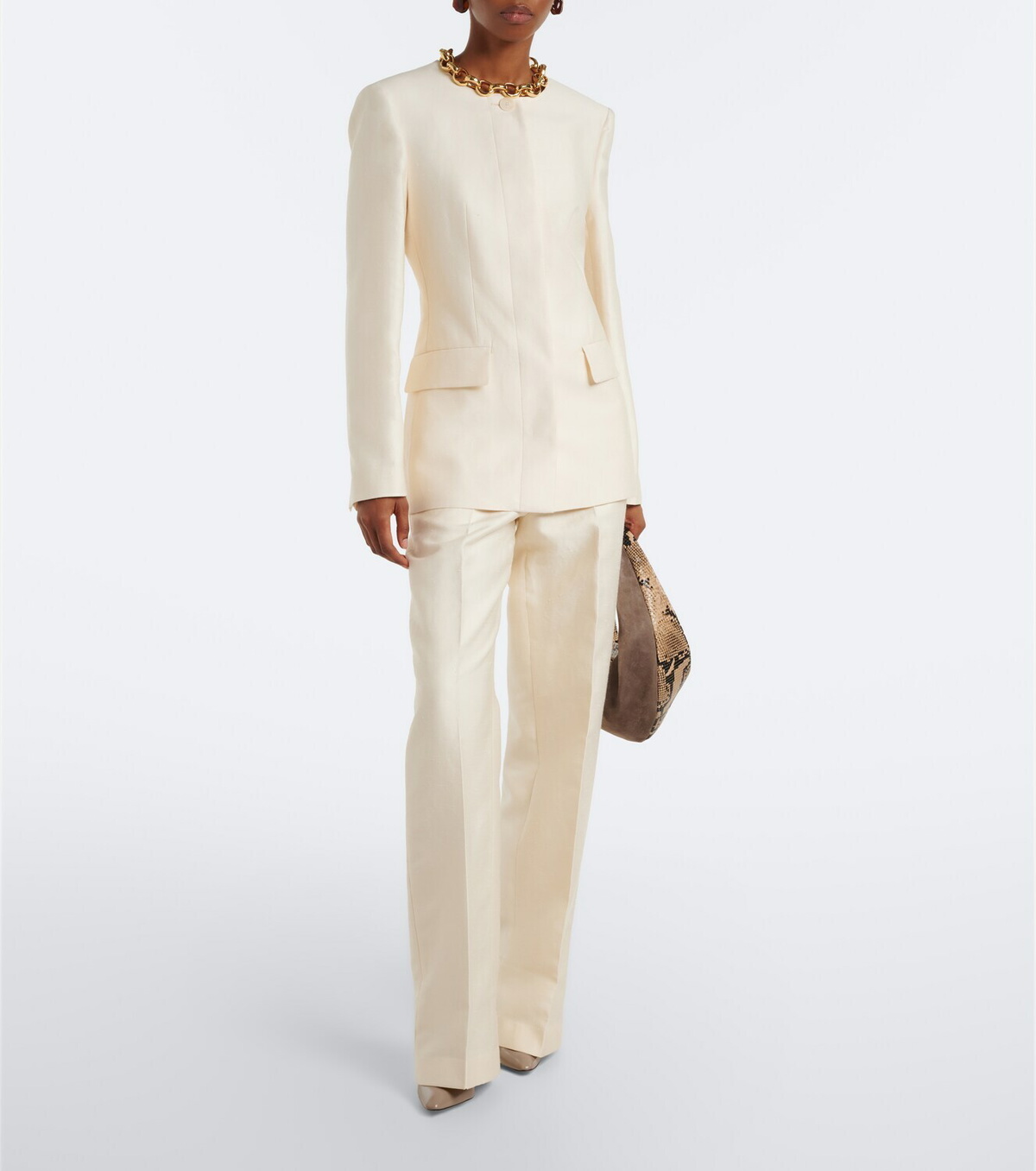 Joseph Myra cotton, linen, and silk-blend blazer
