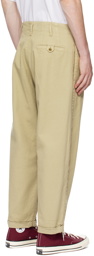 YMC Beige Peg Trousers