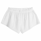 SKIMS Women's Garment Washed Poplin Short in Snow