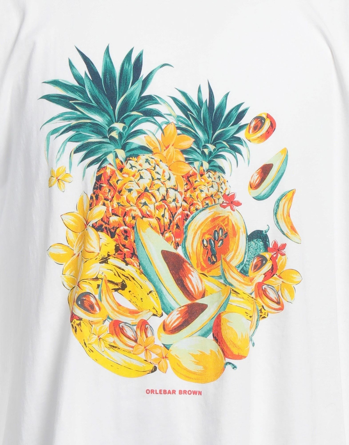 Orlebar Brown Mens T-shirt in White