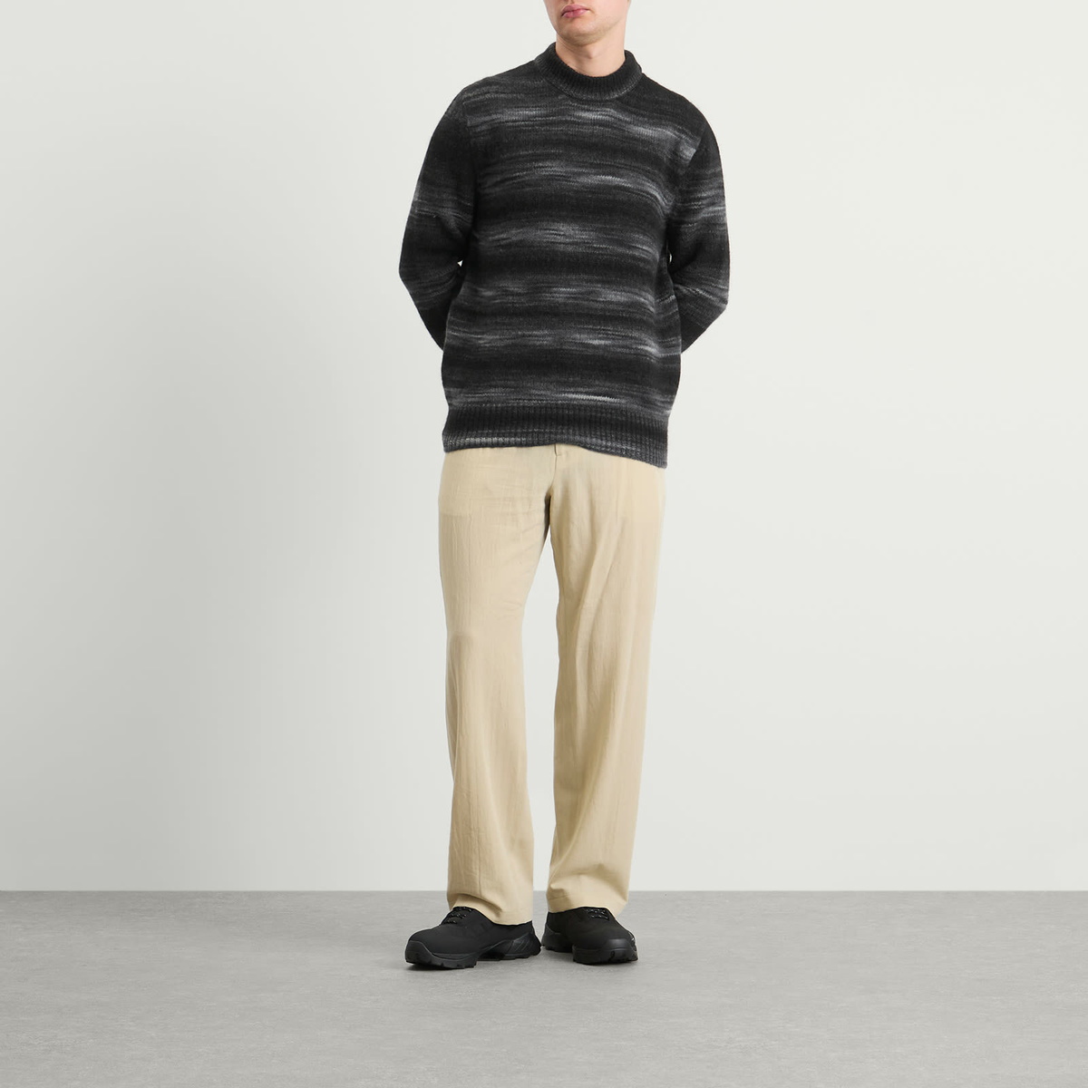 Ranra Men's Veilfall Crewneck in Peat
