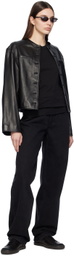 Loulou Studio Black Brize Leather Jacket