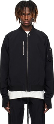 thom/krom Black M SJ 662 Bomber Jacket