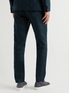 Club Monaco - Slim-Fit Linen Suit Trousers - Blue