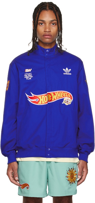 Photo: adidas Originals Blue Sean Wotherspoon & Hot Wheels Edition Race Jacket