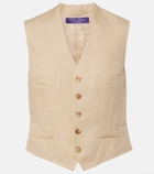 Ralph Lauren Collection Jaiden linen vest