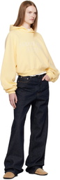 Fear of God ESSENTIALS Yellow Fleece Raglan Hoodie