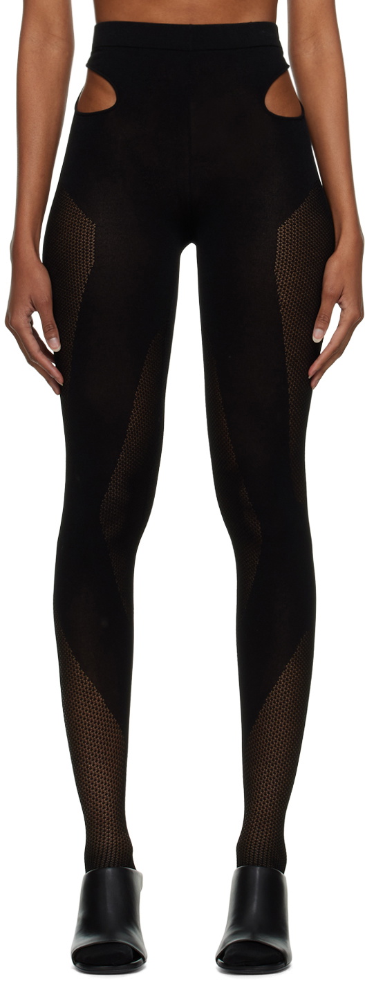 Dion Lee Black Bodywear Leggings