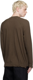 Jan-Jan Van Essche Brown O-Project Long Sleeve T-Shirt