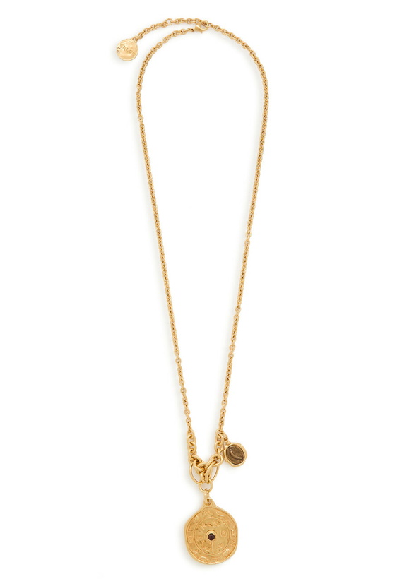 Photo: Chloe The Chloé Medals Necklace - Gold - One Size