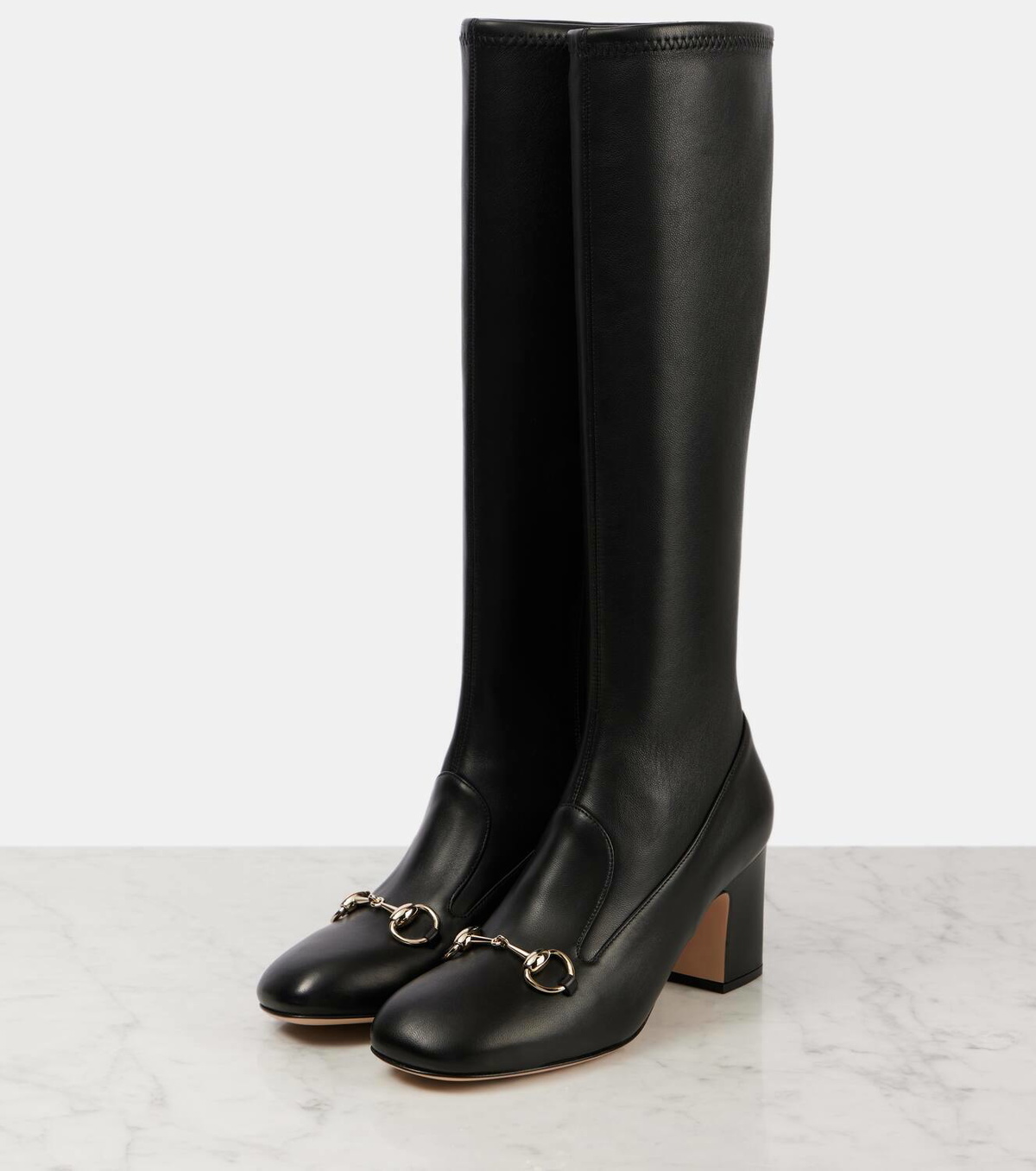 Gucci Horsebit leather knee-high boots Gucci