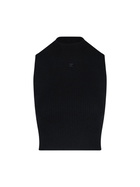Courrèges Logo Crop Top