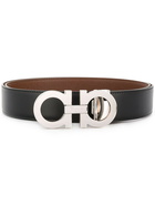 FERRAGAMO - Gancini Leather Reversible Belt