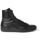 Saint Laurent - SL01H Leather High Top Sneakers - Men - Black