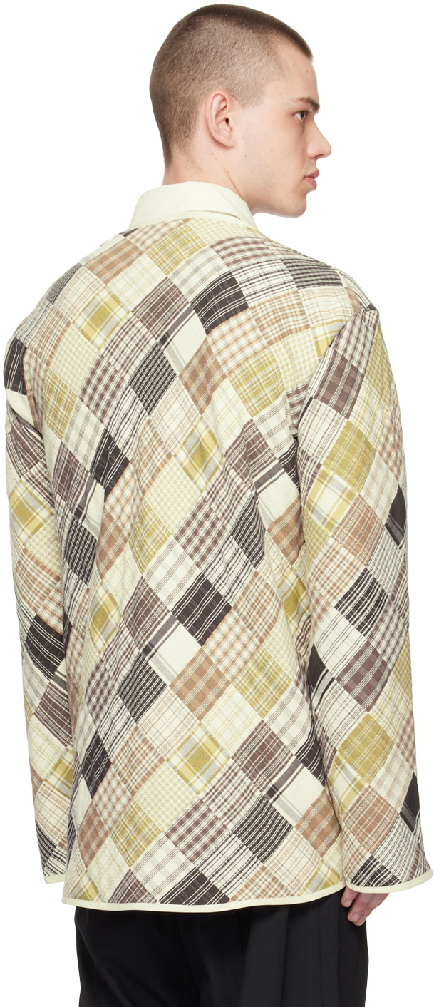 XENIA TELUNTS Brown Patchwork Jacket