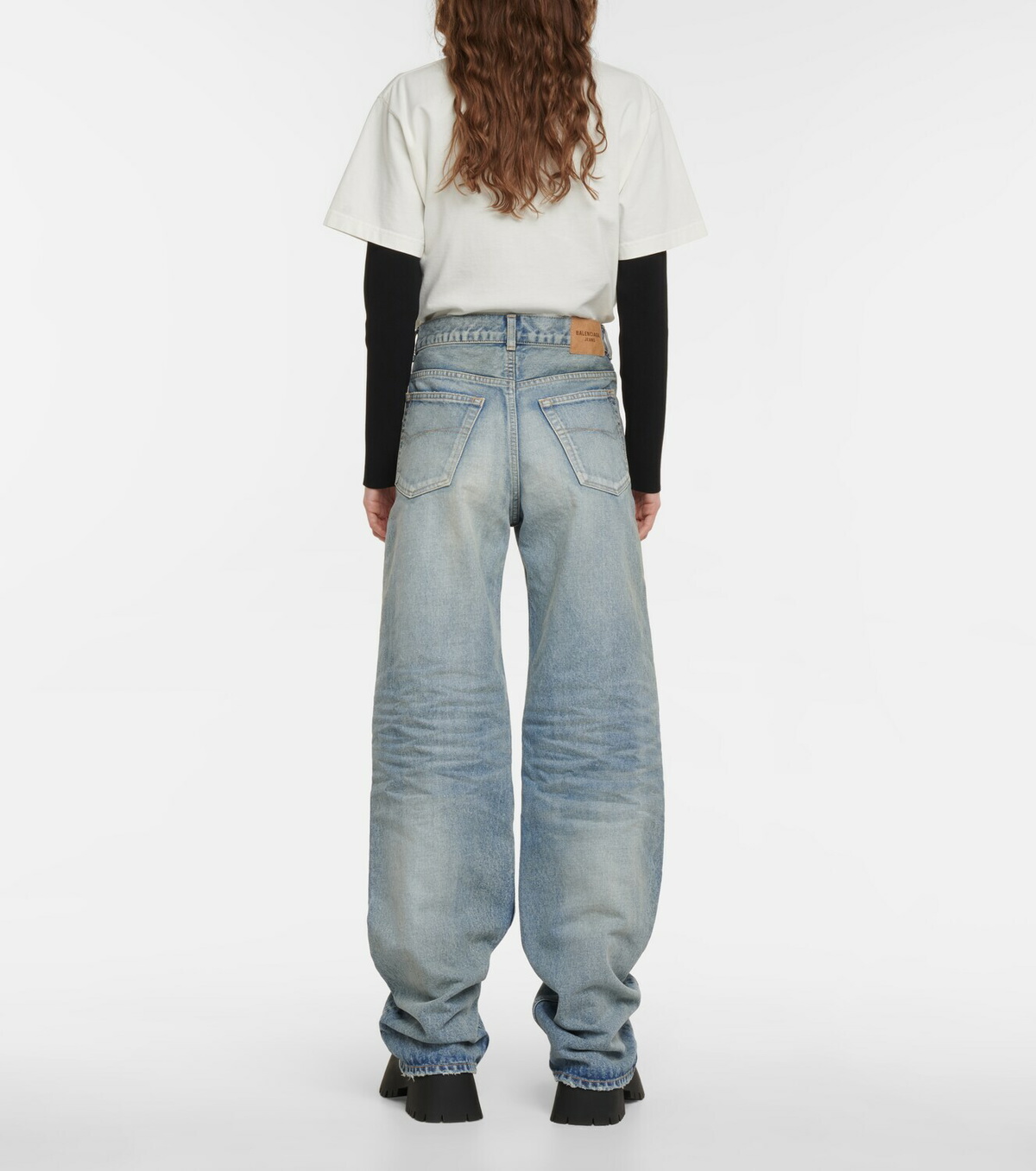 Balenciaga - High-rise straight jeans Balenciaga