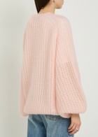 Toteme Puffed Mohair-blend Jumper Light Pink