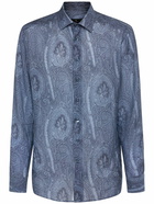 ETRO Paisley Print Lyocell & Silk Shirt