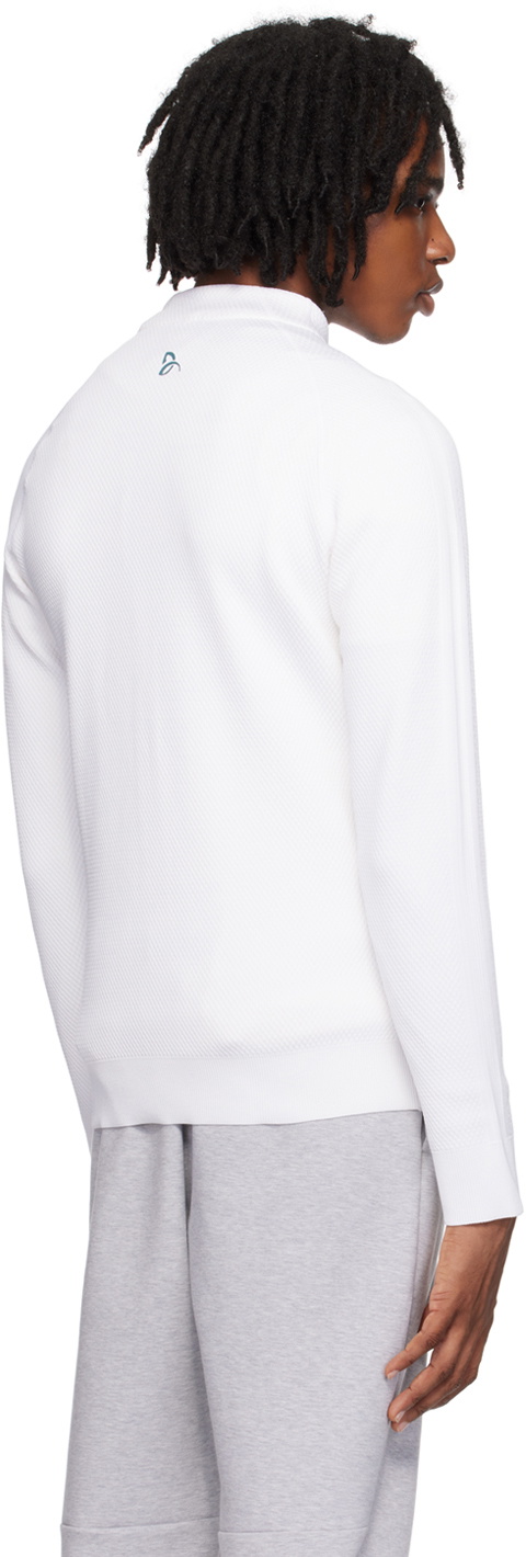 Lacoste White Novak Djokovic Edition Track Jacket