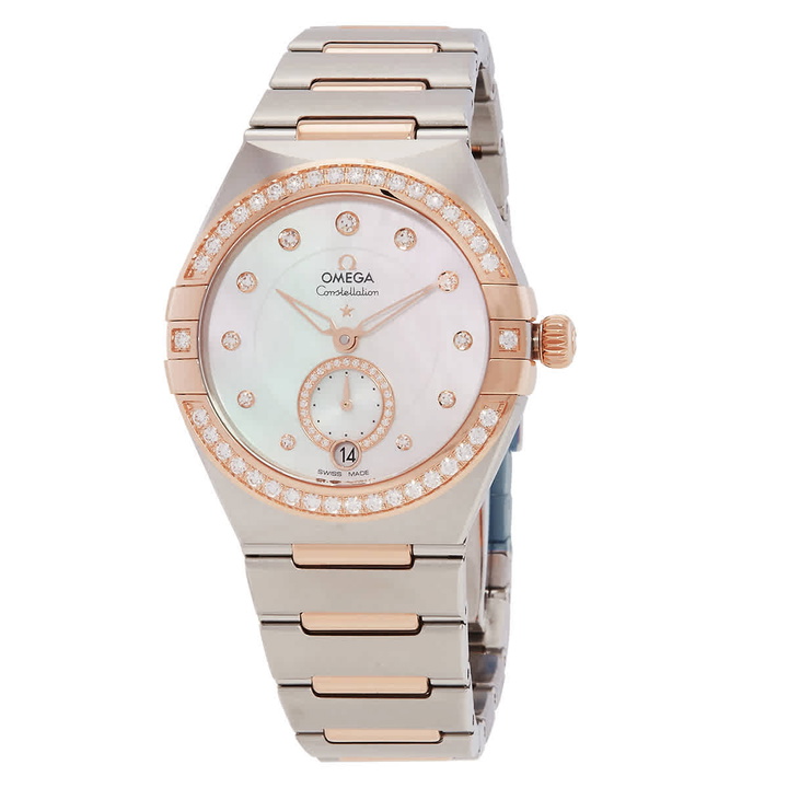 Photo: Omega Constellation Automatic Chronometer Diamond Mother of Pearl Dial Ladies Watch 131.25.34.20.55.001