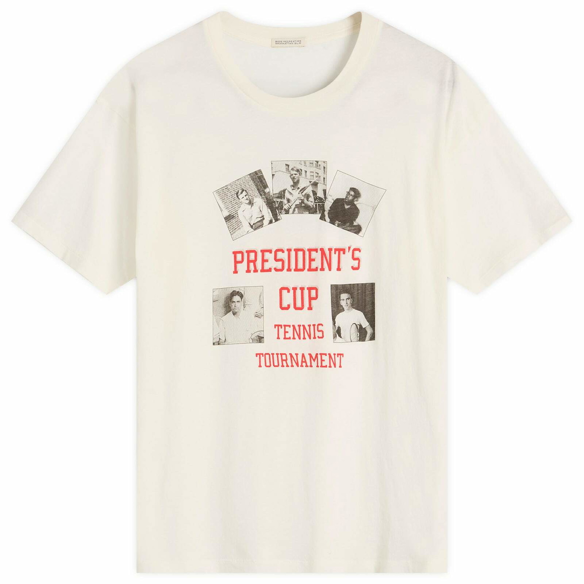 Bode White Landmark T-Shirt Bode