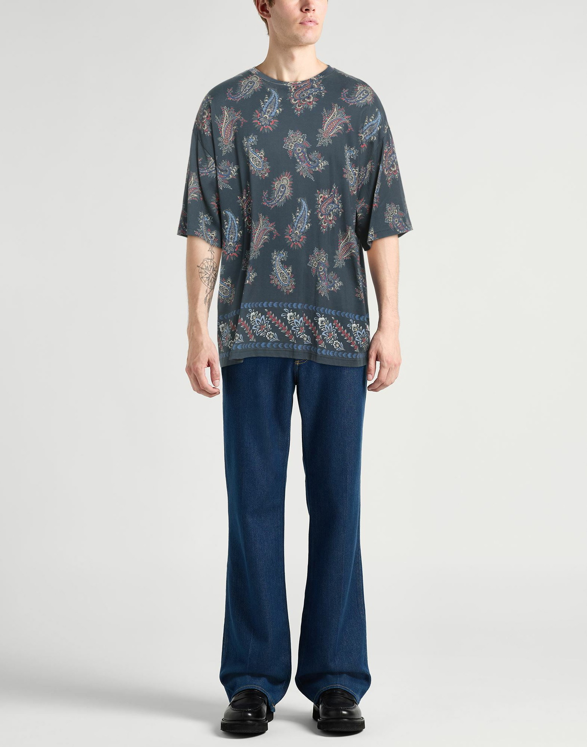 Etro Mens T-shirt in Navy