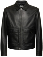 BALLY Leather Bomber Jacket