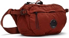 C.P. Company Red Nylon B Crossbody Bag