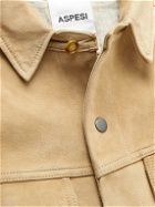 Aspesi - Suede Shirt Jacket - Neutrals