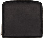 Rick Owens Black Zipped Wallet
