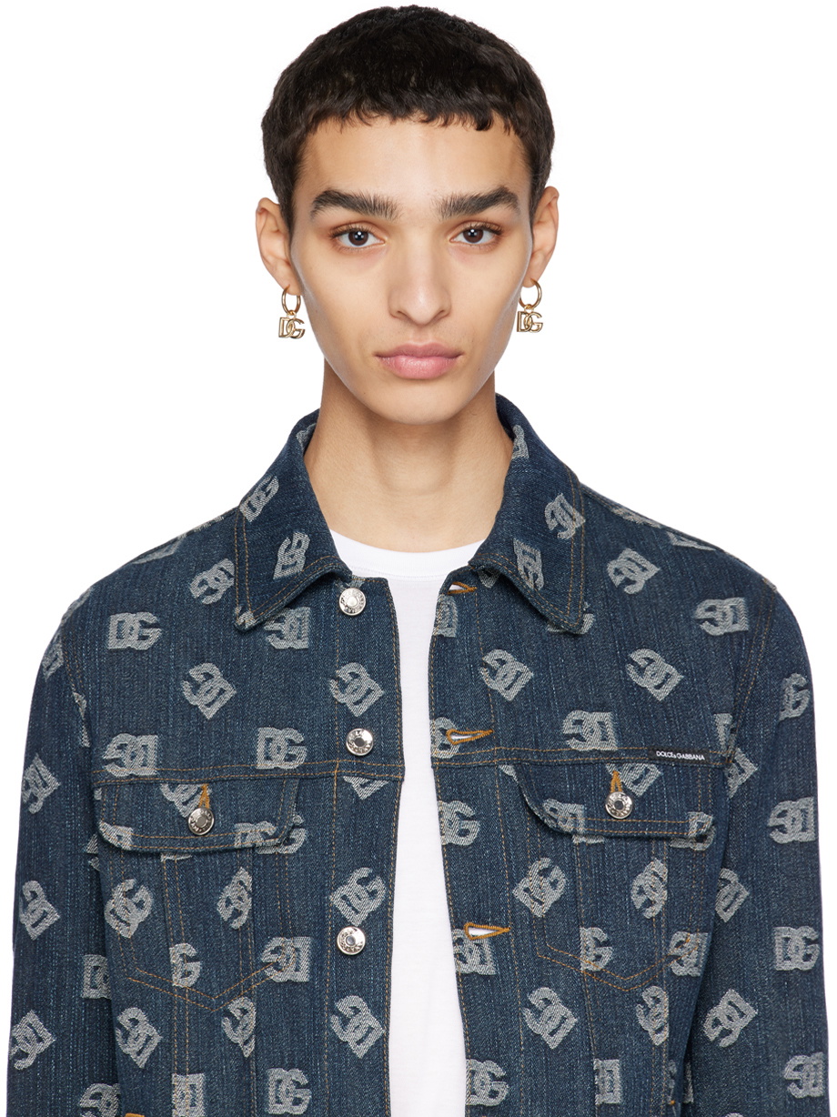 Dolce&Gabbana Gold Logo Earrings