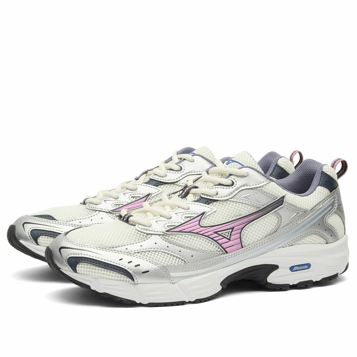 Mizuno MXR "SPORT" Sneaker in Snow White/Lilac Chiffon/Silver