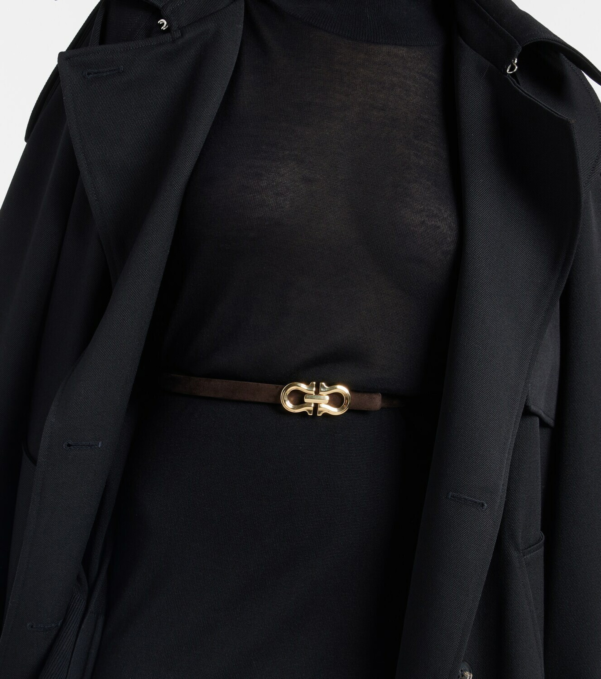Ferragamo Suede belt
